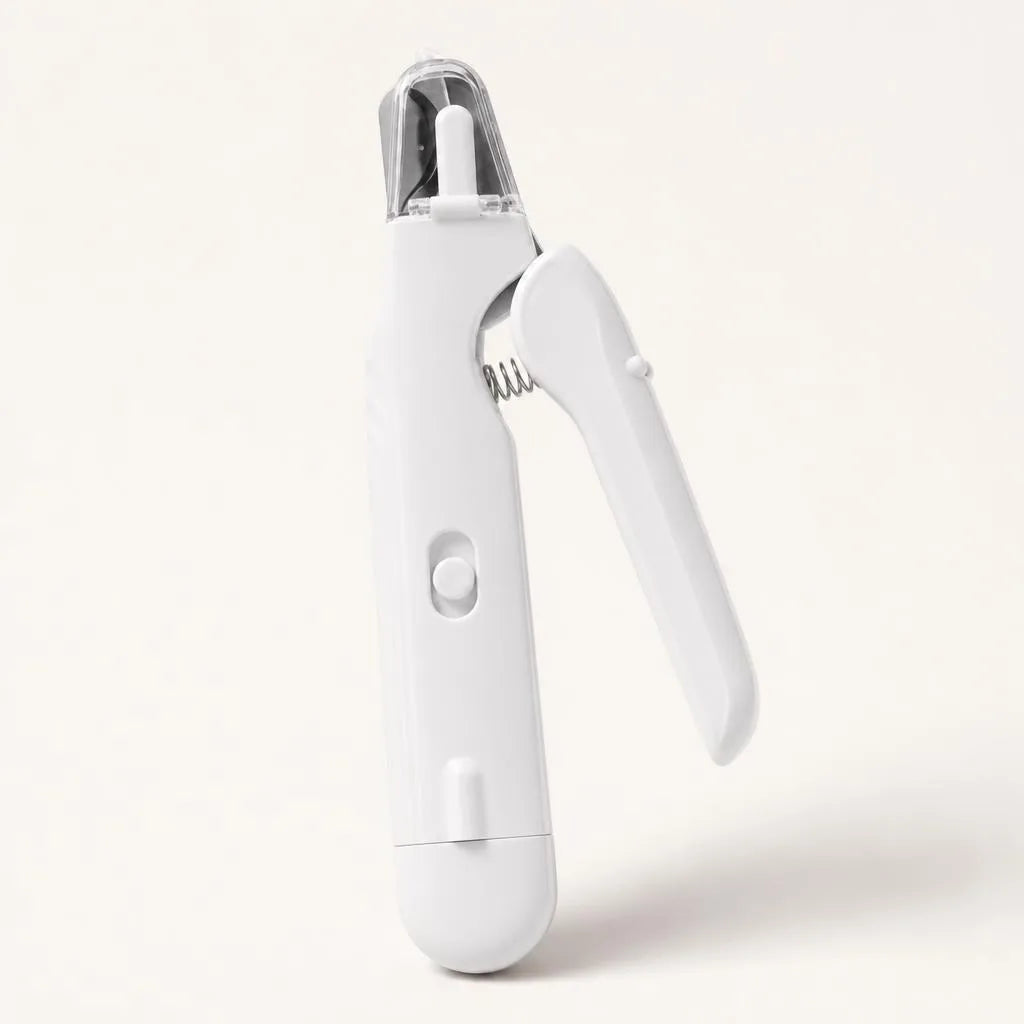 Hushwag Quiet Nail Grinder, white 2-in-1 clipper and grinder