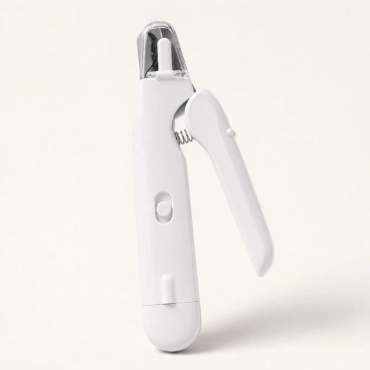 Hushwag Quiet Nail Grinder, white 2-in-1 clipper and grinder